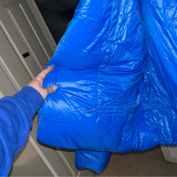 NWT Yeezy x Gap round puffer puffy blue jacket coat unisex men women medium - Picture 4 of 8
